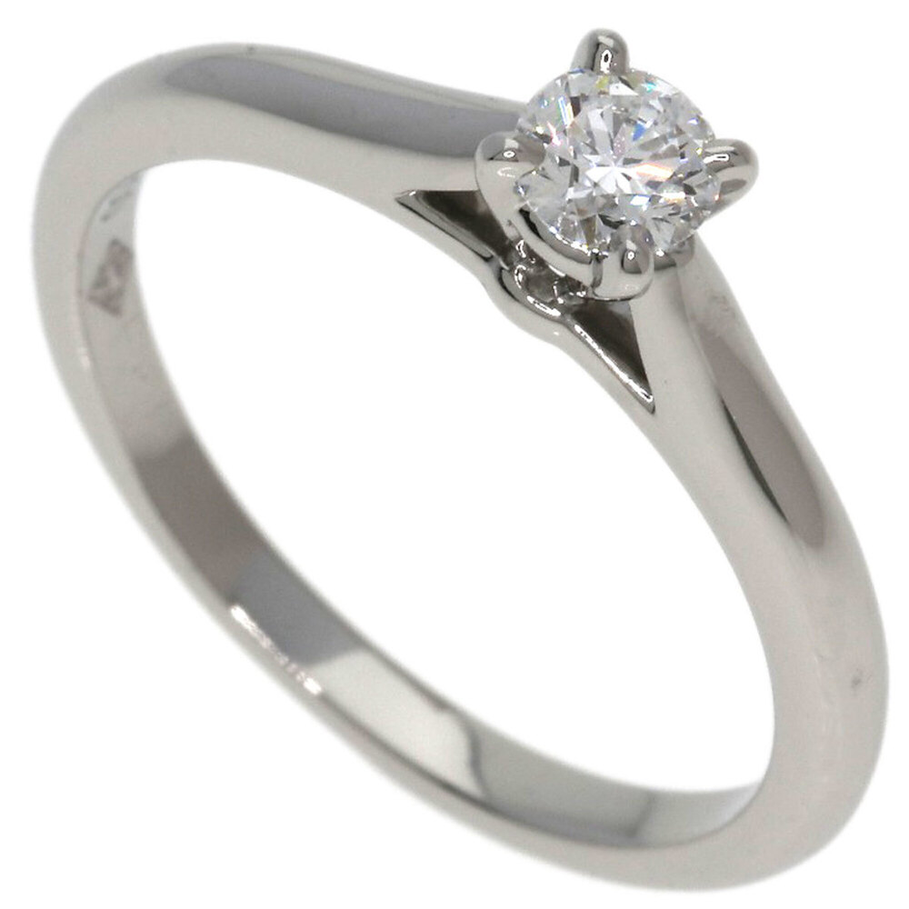 CARTIER Silver Diamond Ring #49